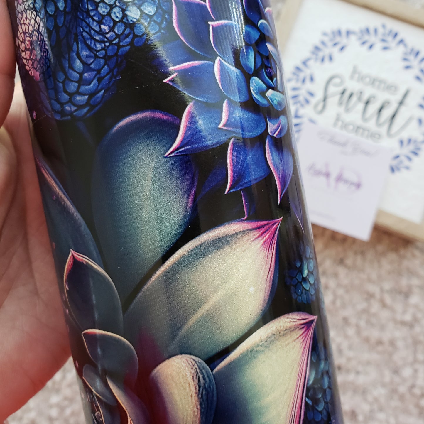 Blue Purple Cactus