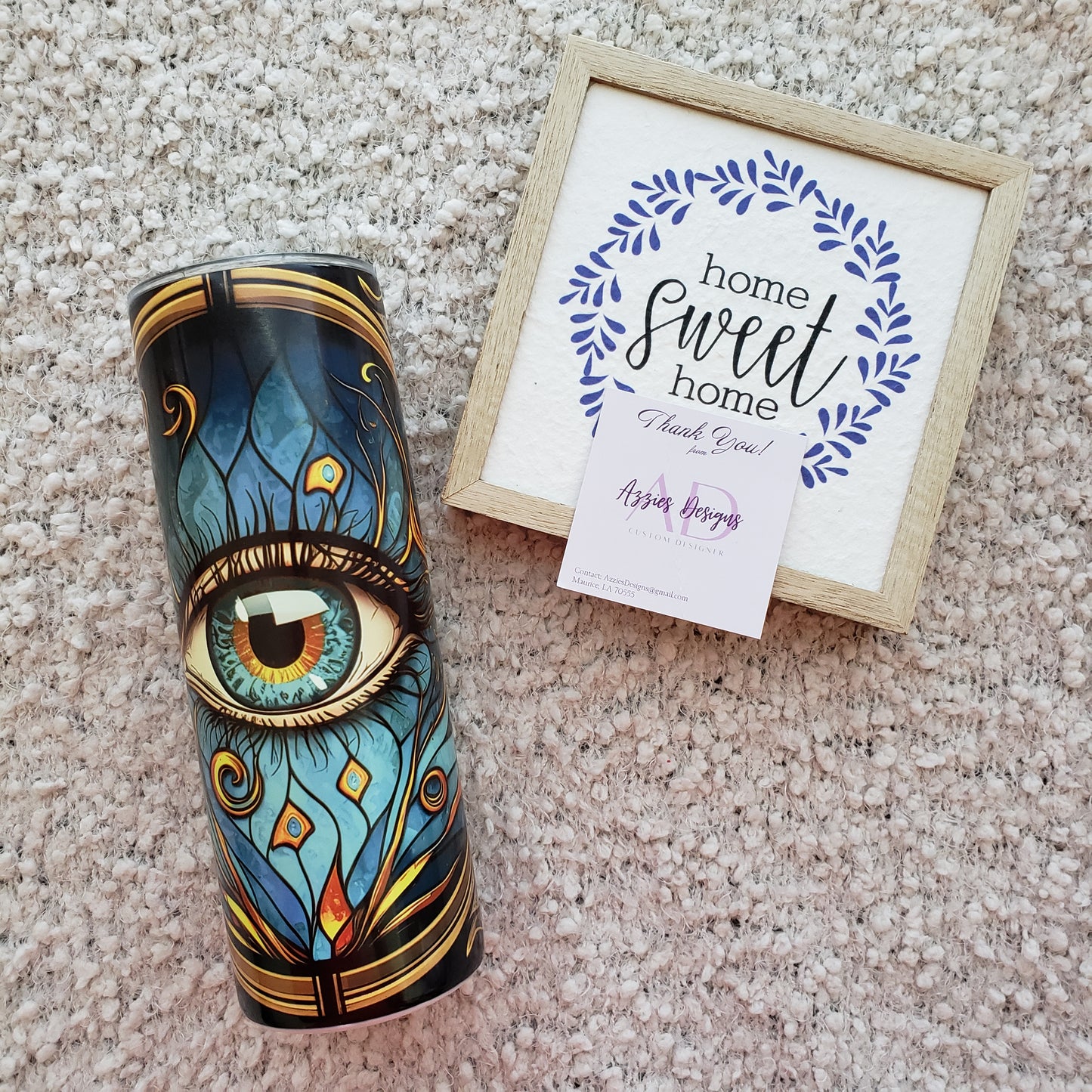 Blue Eye Stained Glass