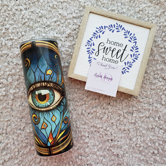 Blue Eye Stained Glass