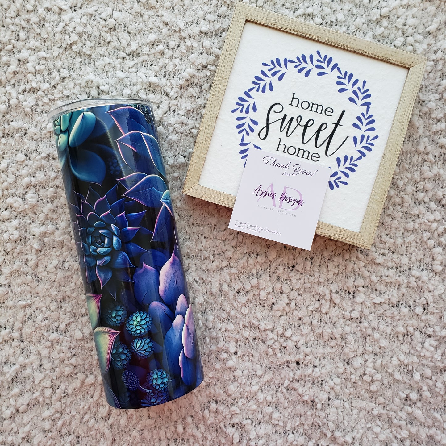 Blue Purple Cactus