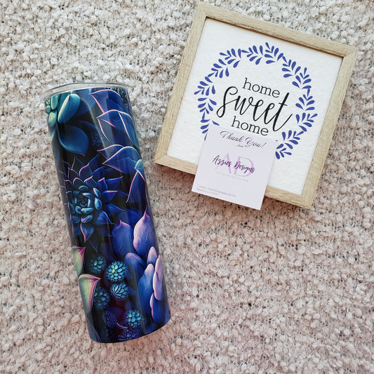 Blue Purple Cactus